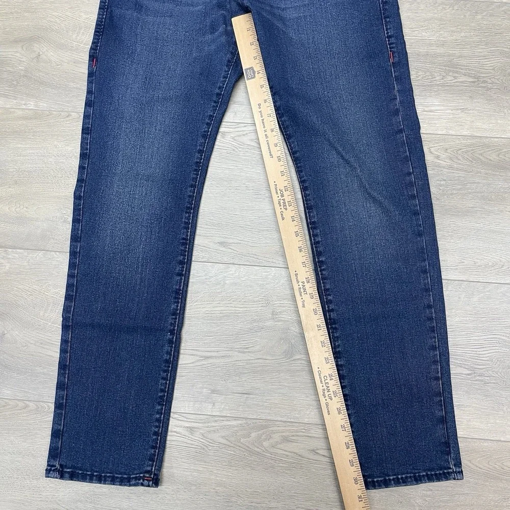 NWT True Religion Geno Big T Flap Relaxed Slim Sz 30x32 Dark Shivering Wash